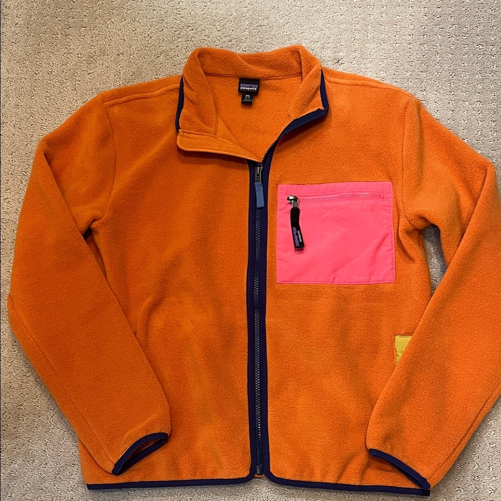 Patagonia Orange Fleece Jacket - New w/o Tags